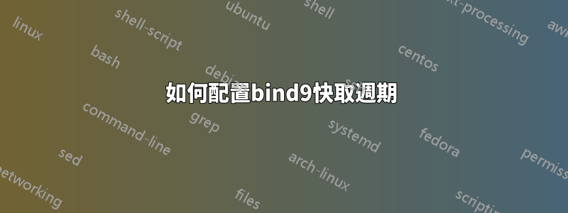 如何配置bind9快取週期