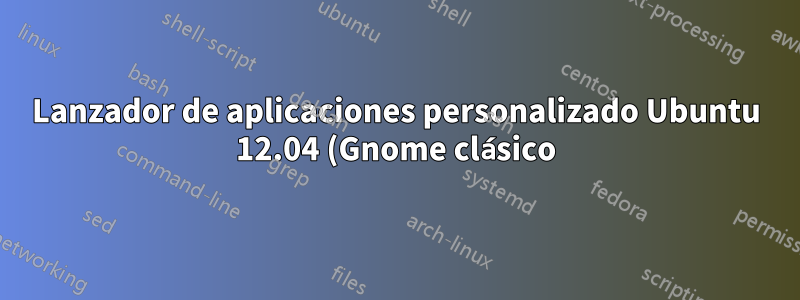 Lanzador de aplicaciones personalizado Ubuntu 12.04 (Gnome clásico) en Linux Mint 17