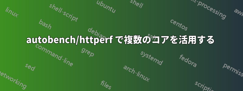 autobench/httperf で複数のコアを活用する