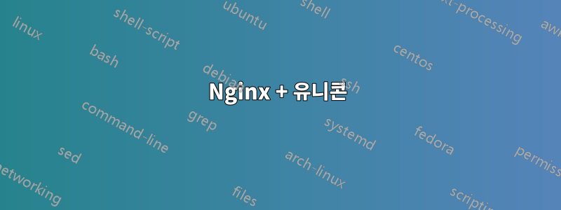 Nginx + 유니콘