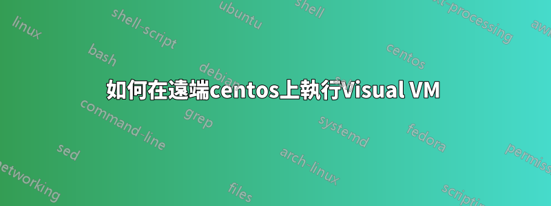 如何在遠端centos上執行Visual VM