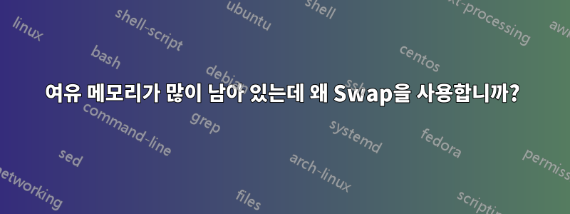 여유 메모리가 많이 남아 있는데 왜 Swap을 사용합니까?