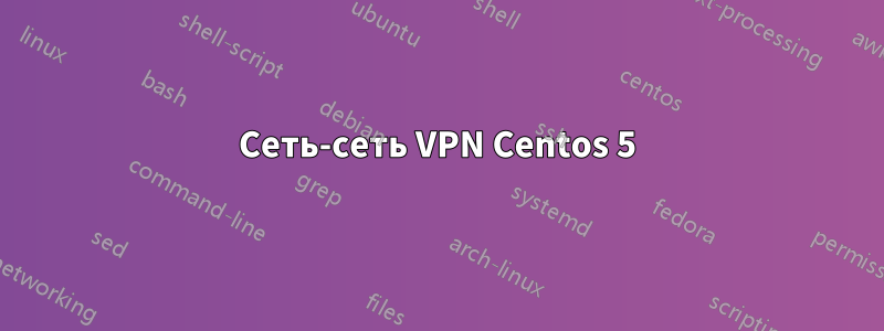 Сеть-сеть VPN Centos 5