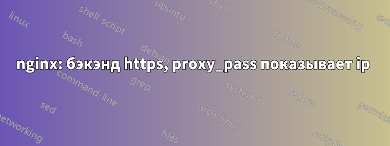 nginx: бэкэнд https, proxy_pass показывает ip