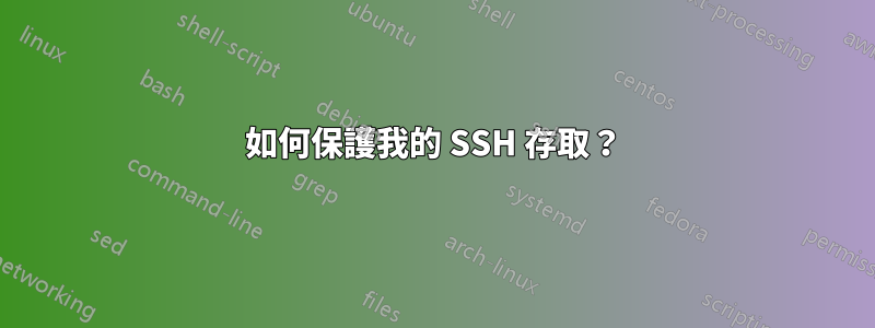 如何保護我的 SSH 存取？