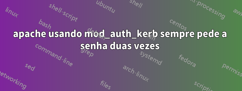 apache usando mod_auth_kerb sempre pede a senha duas vezes