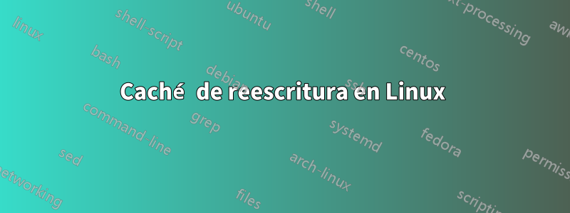 Caché de reescritura en Linux