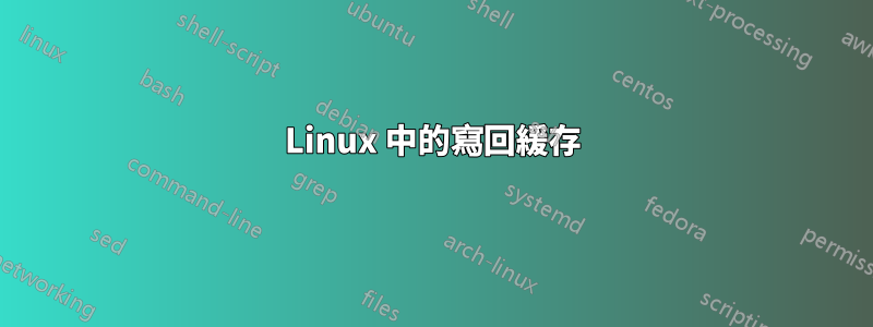 Linux 中的寫回緩存