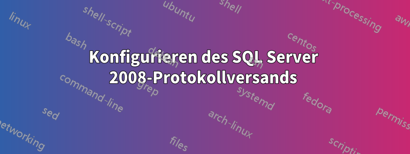 Konfigurieren des SQL Server 2008-Protokollversands