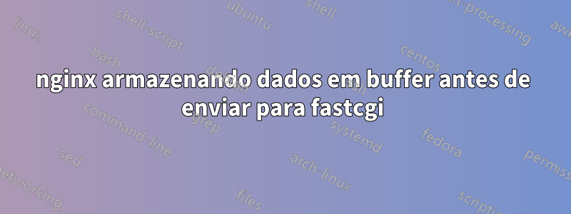 nginx armazenando dados em buffer antes de enviar para fastcgi