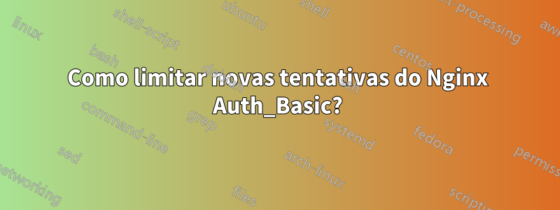 Como limitar novas tentativas do Nginx Auth_Basic?