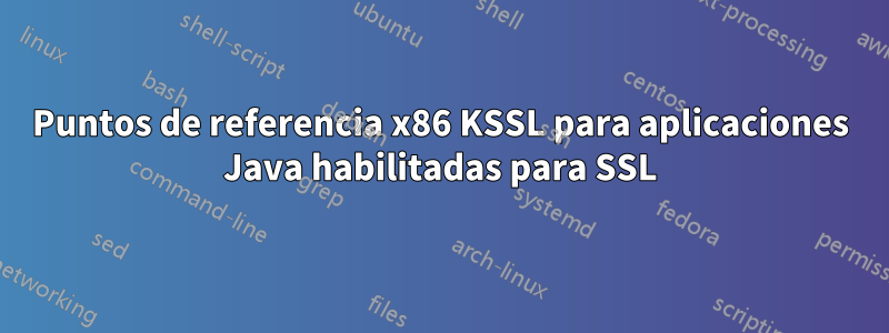 Puntos de referencia x86 KSSL para aplicaciones Java habilitadas para SSL