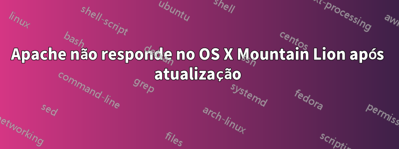 Apache não responde no OS X Mountain Lion após atualização