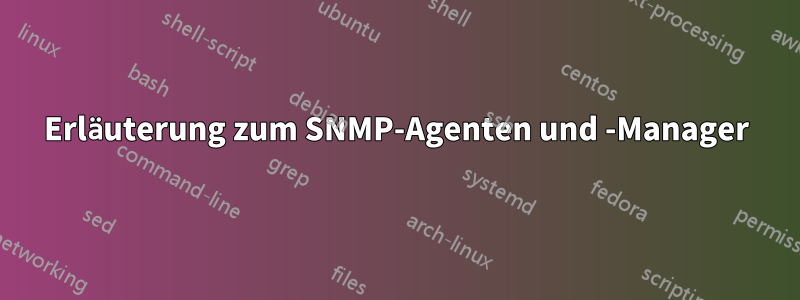 Erläuterung zum SNMP-Agenten und -Manager