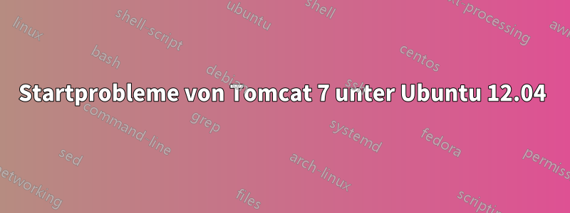 Startprobleme von Tomcat 7 unter Ubuntu 12.04