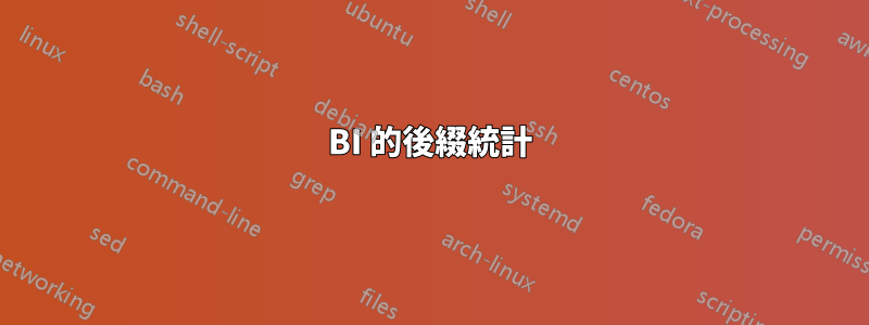 BI 的後綴統計