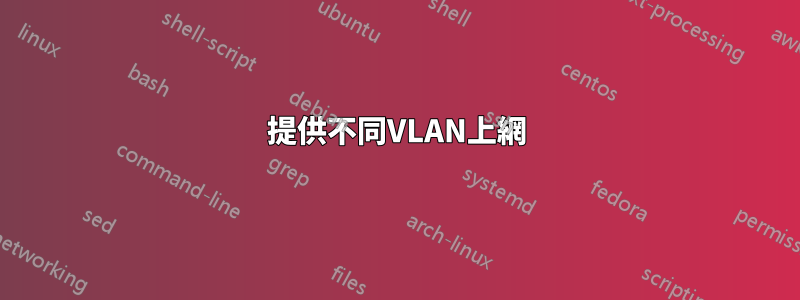 提供不同VLAN上網