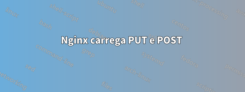 Nginx carrega PUT e POST