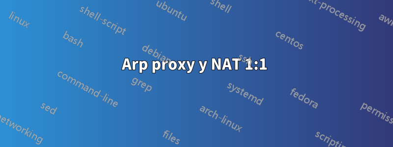 Arp proxy y NAT 1:1