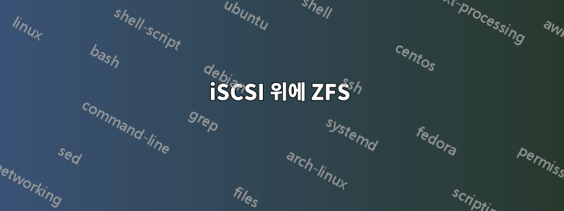 iSCSI 위에 ZFS