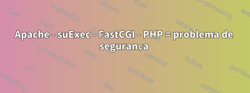 Apache - suExec - FastCGI - PHP = problema de segurança