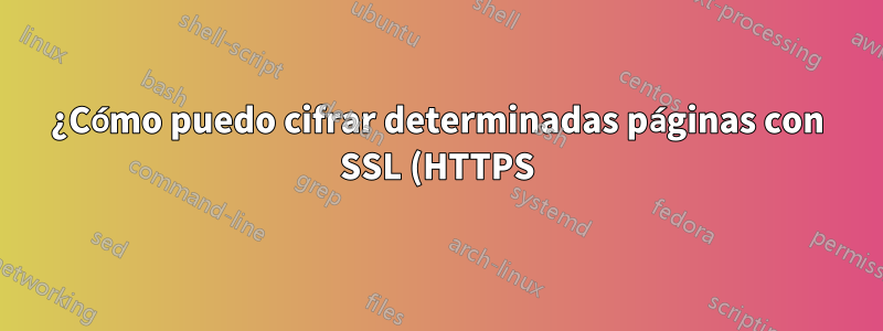 ¿Cómo puedo cifrar determinadas páginas con SSL (HTTPS) utilizando IIS7.5, AJP Connector (1.3) y Apache Tomcat 5.5?