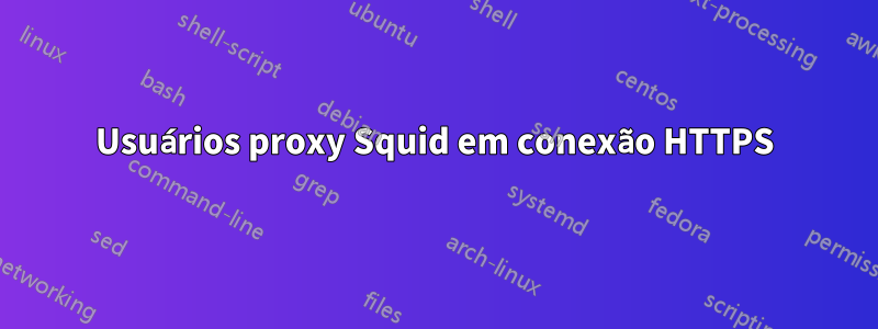 Usuários proxy Squid em conexão HTTPS