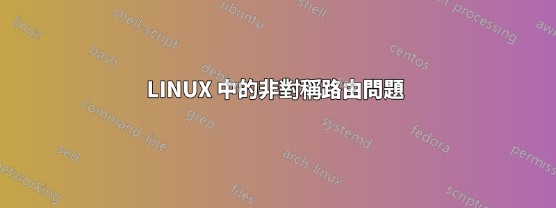 LINUX 中的非對稱路由問題