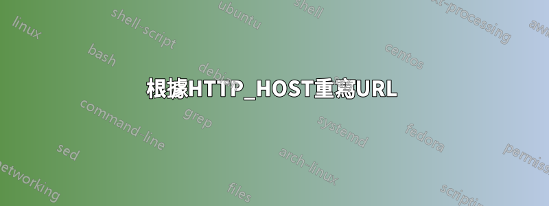根據HTTP_HOST重寫URL