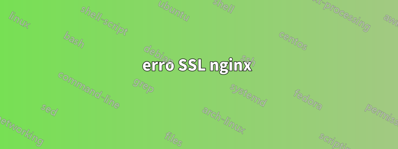 erro SSL nginx
