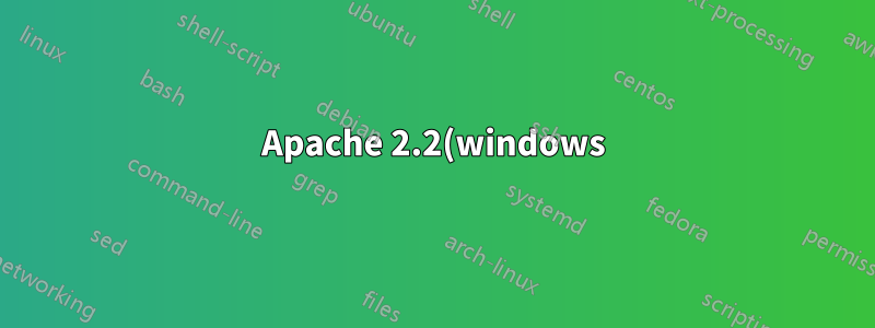 Apache 2.2(windows)에는 기본 대역폭 제한이 있습니까?