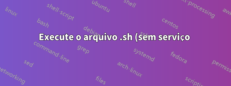 Execute o arquivo .sh (sem serviço) na inicialização