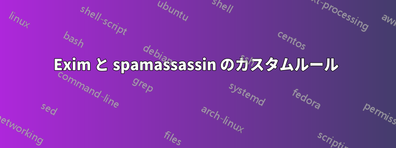 Exim と spamassassin のカスタムルール