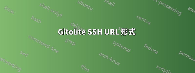 Gitolite SSH URL 形式