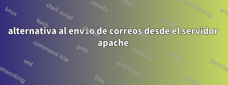 alternativa al envío de correos desde el servidor apache