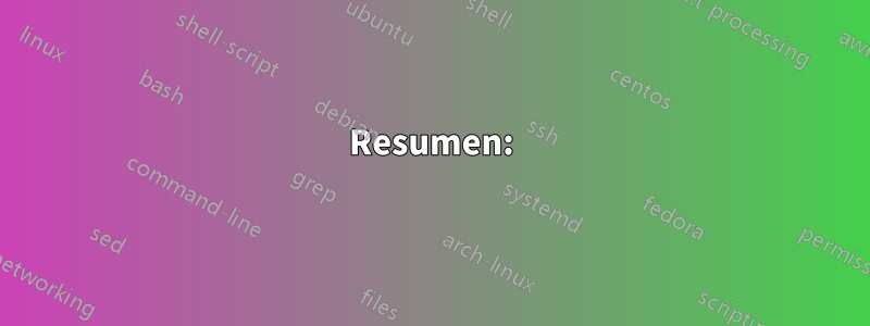 Resumen: