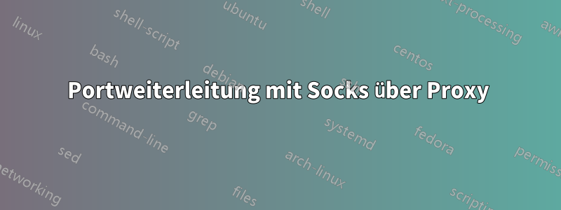 Portweiterleitung mit Socks über Proxy