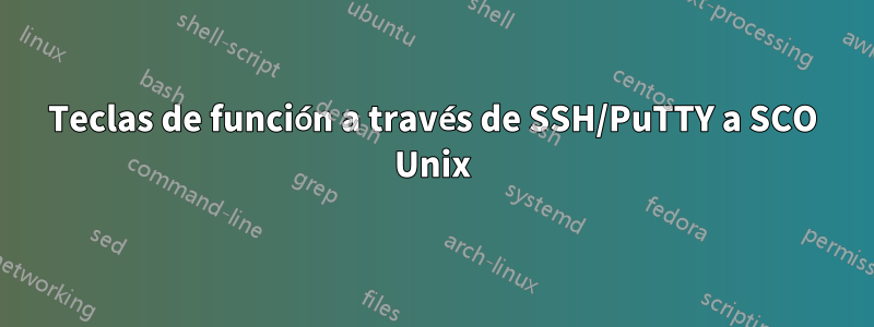 Teclas de función a través de SSH/PuTTY a SCO Unix