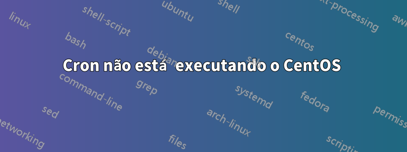 Cron não está executando o CentOS