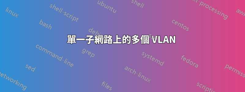 單一子網路上的多個 VLAN