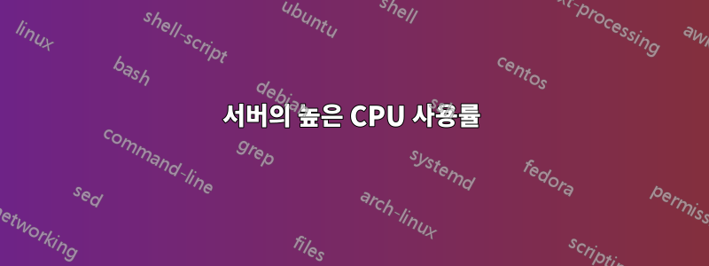 서버의 높은 CPU 사용률
