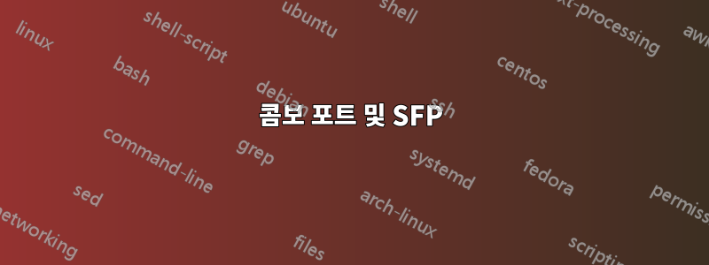 콤보 포트 및 SFP