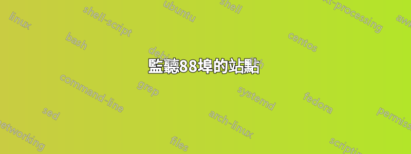 監聽88埠的站點
