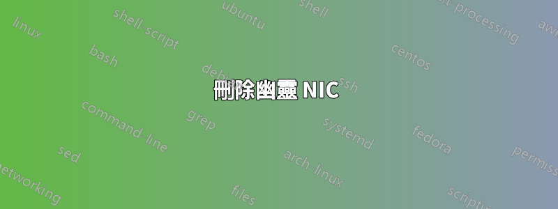 刪除幽靈 NIC