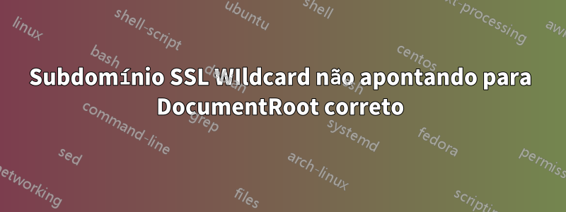 Subdomínio SSL WIldcard não apontando para DocumentRoot correto