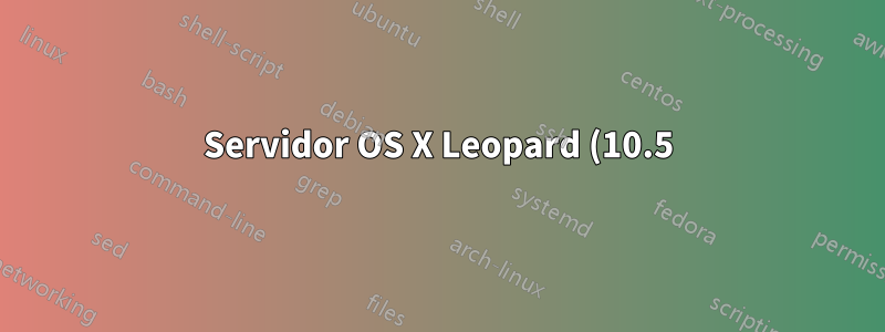 Servidor OS X Leopard (10.5) - E-mails indesejados