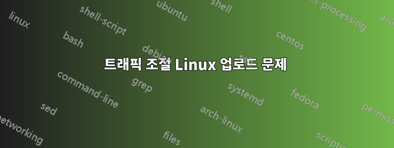 트래픽 조절 Linux 업로드 문제