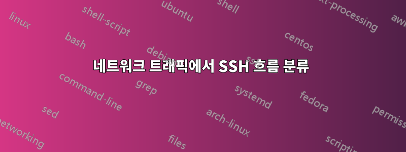 네트워크 트래픽에서 SSH 흐름 분류