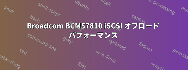 Broadcom BCM57810 iSCSI オフロード パフォーマンス