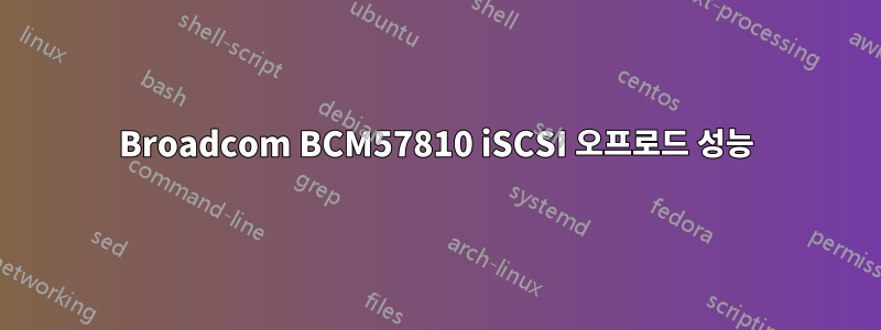 Broadcom BCM57810 iSCSI 오프로드 성능
